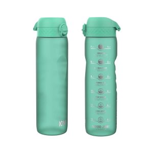 butelka 1000ml z miarką motywacyjną do picia kolor morski zielony