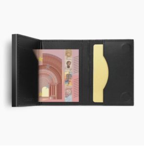 wysuwane etui na karty ogon z ochroną RFID carbon