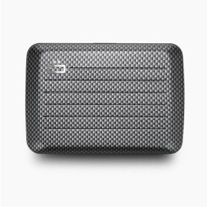 portfel biznesowy Ogon Designs z ochroną RFID carbon