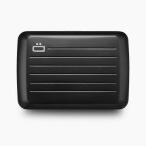 portfel biznesowy Ogon Designs z ochroną RFID czarny