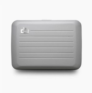 portfel biznesowy Ogon Designs z ochroną RFID szary