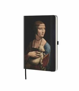 notesy dla firm da Vinci grafiką dama z łasiczką