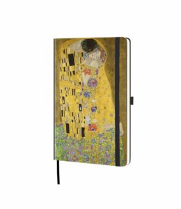 Notes z grafiką Klimt Pocałunek