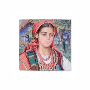 Gadzety inspirowane sztuką. Upominki przeanalizowane do muzeum. poszewka na poduszkę z zadrukiem firmowym. Poszewka na poduszkę z wystawy muzealinej